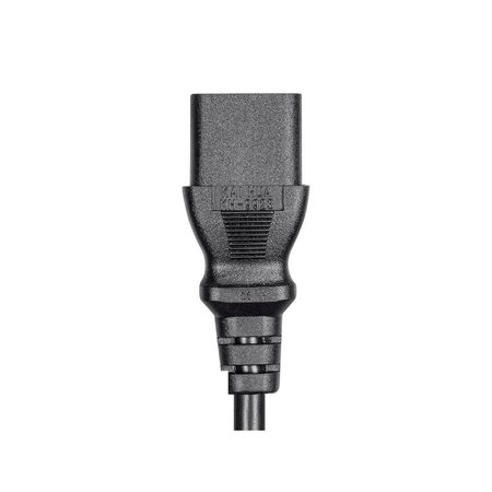 Monoprice Extension Cord - IEC-320-C14 to IEC-320-C13_ 16AWG_ 13A_ 3-Prong_ SJT_ 27311